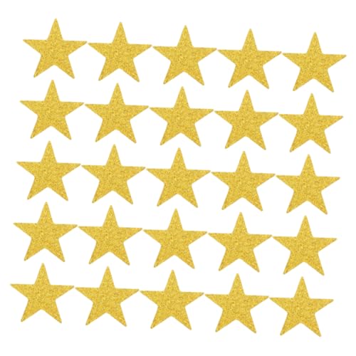 HEALEEP 100Stücke Goldene Sternausschnitte aus Papier für Hochzeiten Geburtstagsfeiern und Partys Große Konfetti Dekoration für Festliche Anlässe und DIY Projekte von HEALEEP