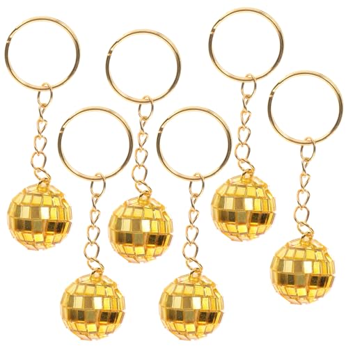 HEALEEP 12 Stück Disco Ball Schlüsselanhänger Retro Jahre Spiegelkugel Schlüsselring Mini Spiegelkugeln für Hochzeiten Neujahrsfeiern und Auto Dekorationen von HEALEEP