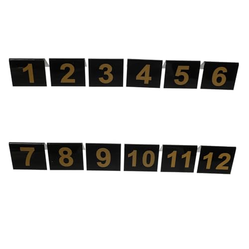 HEALEEP 12 Stück Förmige Nummernmarker für Detektivspiele Tatortmarkierungen für Halloween und Rollenspielpartys Dekorativ und Funktional für Werwolf Spiele und von HEALEEP