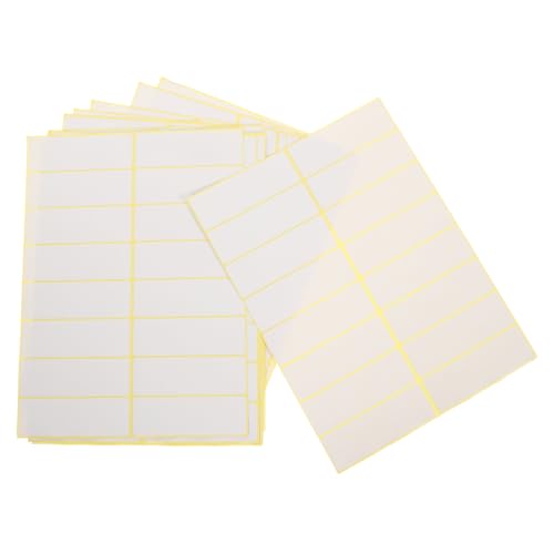 HEALEEP 15 Blatt Preisschildaufkleber Ablösbare Etiketten Blankoaufkleber Aufkleber Etiketten Thermodruckpapier Kleine Etiketten Aufkleberpapier Namensetiketten Weiß Selbstklebendes HEALEEP 15 Blatt Preisschildaufkleber Ablösbare Etiketten Blankoaufkleber Aufkleber Etiketten Thermodruckpapier Kleine Etiketten Aufkleberpapier Namensetiketten Weiß Selbstklebendes von HEALEEP