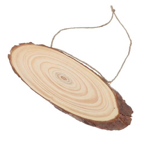 HEALEEP 2 STÜCK DIY Unvollendete Holzscheiben Holzstück für Dekoration und Basteln Breit für Türschilder und Kreative Projekte von HEALEEP