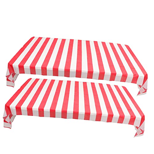 HEALEEP 2 Stück Circus Party Tischdecke Rot Weiß Dekorative Tischdecke für Geburtstagsfeiern Hochzeiten HEALEEP 2 Stück Circus Party Tischdecke Rot Weiß Dekorative Tischdecke für Geburtstagsfeiern Hochzeiten von HEALEEP