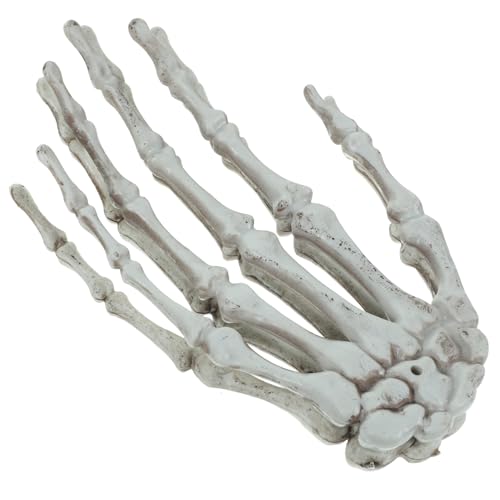 HEALEEP 2 Stück Halloween Deko Realistische Skelett Hände aus Gruselige Horror Party Dekoration Wiederverwendbare Requisiten für Halloween und Kostümpartys von HEALEEP