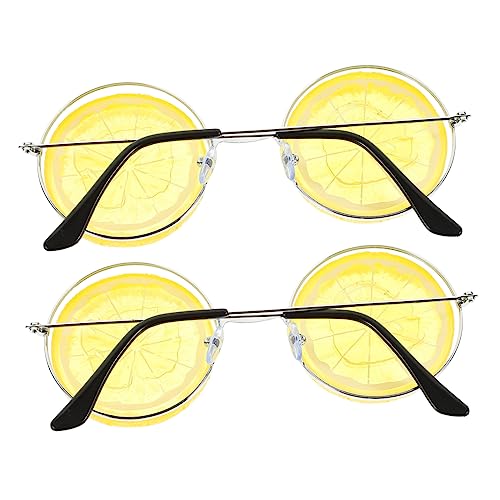 HEALEEP 2 Stück Lustige Pack Lemon Brillen für Strandpartys Einzigartige Fotorequisiten für Hochzeiten und Feiern Gelbe Cosplay Brille für Unvergessliche HEALEEP 2 Stück Lustige Pack Lemon Brillen für Strandpartys Einzigartige Fotorequisiten für Hochzeiten und Feiern Gelbe Cosplay Brille für Unvergessliche von HEALEEP