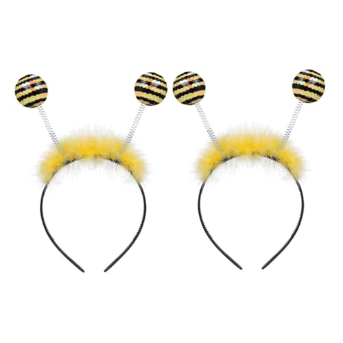 HEALEEP 2 Stück Party Stirnband Kostümzubehör Urlaubs Stirnbänder Für Mädchen Urlaubs Kopfbedeckungen Für Frauen Party Zubehör Ornament Stirnband Haar Accessoires Zufällige Farbe von HEALEEP