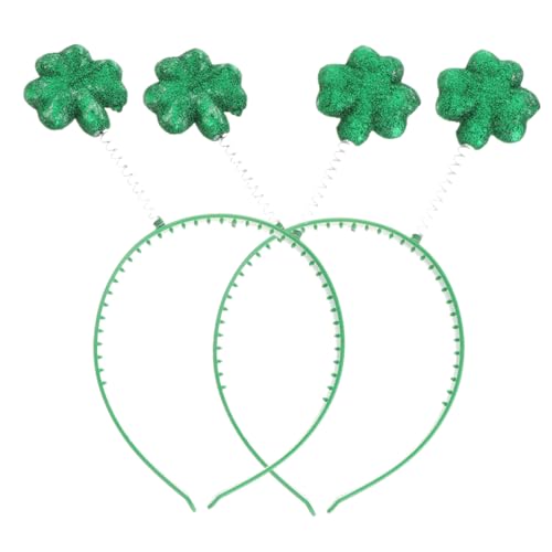 HEALEEP 2 Stück Patrick's Day Haarreif Kleeblatt Kopfbedeckung für Festival Party Kostüme Lustiger Haarschmuck für Erwachsene HEALEEP 2 Stück Patrick's Day Haarreif Kleeblatt Kopfbedeckung für Festival Party Kostüme Lustiger Haarschmuck für Erwachsene von HEALEEP