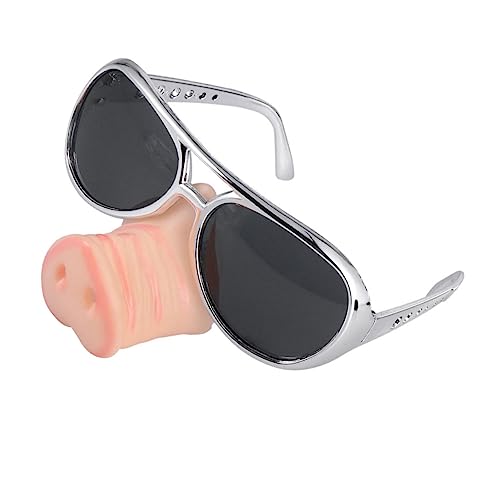 HEALEEP 2 Stück Schweinenase Brillen Funky Birthday Lustige Schweinenase Brille Neuheit Verkleidungsbrille Requisitenbrille Nasenbrille Für Partys Rosa Schweinchen Brille HEALEEP 2 Stück Schweinenase Brillen Funky Birthday Lustige Schweinenase Brille Neuheit Verkleidungsbrille Requisitenbrille Nasenbrille Für Partys Rosa Schweinchen Brille von HEALEEP