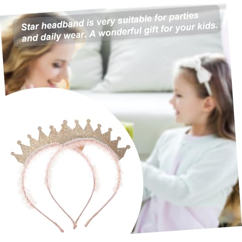 HEALEEP 2 Stück Teiliges Mädchen Haarreif Rosa Pailletten Geburtstagskrone mit Perlen Stabiler Haarschmuck für Langlebiges Stirnband Modisch für Partys und HEALEEP 2 Stück Teiliges Mädchen Haarreif Rosa Pailletten Geburtstagskrone mit Perlen Stabiler Haarschmuck für Langlebiges Stirnband Modisch für Partys und von HEALEEP