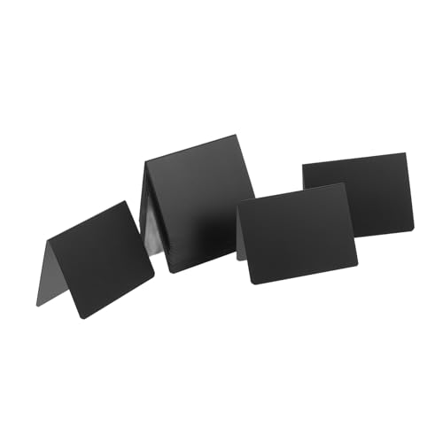 HEALEEP 20 Stück Kleines Tafel-Tischschild Tafelschilder für Tische Mini-Tafeln Kreidetafel-Schild schwarze Kreidetafel Mini-Tafelschilder kleine Tafelschilder PVC Black HEALEEP 20 Stück Kleines Tafel-Tischschild Tafelschilder für Tische Mini-Tafeln Kreidetafel-Schild schwarze Kreidetafel Mini-Tafelschilder kleine Tafelschilder PVC Black von HEALEEP