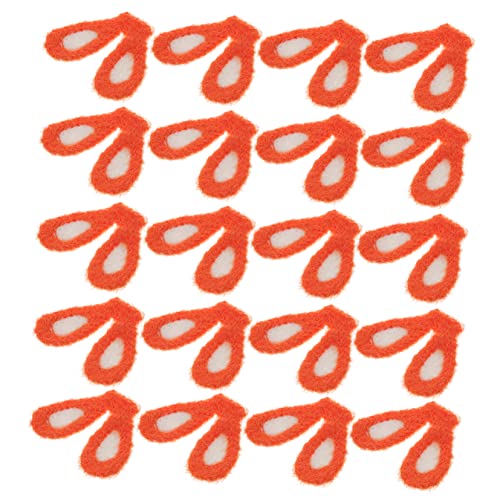 HEALEEP 20Stücke Kaninchenohren Charms DIY Haarclip Zubehör für Kreative Ostern Dekorationen Robust und Bequem für Schulprojekte und Handarbeiten von HEALEEP