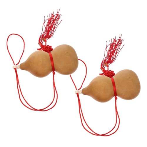 HEALEEP 2Stücke Kürbis Design Schlüsselanhänger aus Natürlichem Material Stilvolle Hängedekoration für Schlüssel Taschen und Autos Praktische DIY Pendants für Kreative Gestaltung von HEALEEP