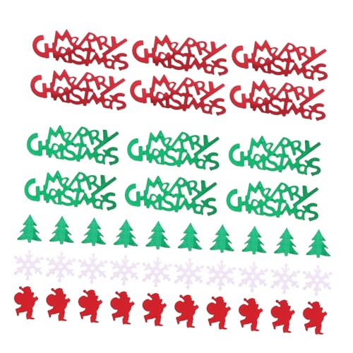 HEALEEP 3 Packungen Pack Weihnachtskonfetti mit Schneeflocken und Sternen Bunte Langlebige Streudeko für Festliche Weihnachtstische Praktische Partydekoration für Weihnachtsfeiern von HEALEEP