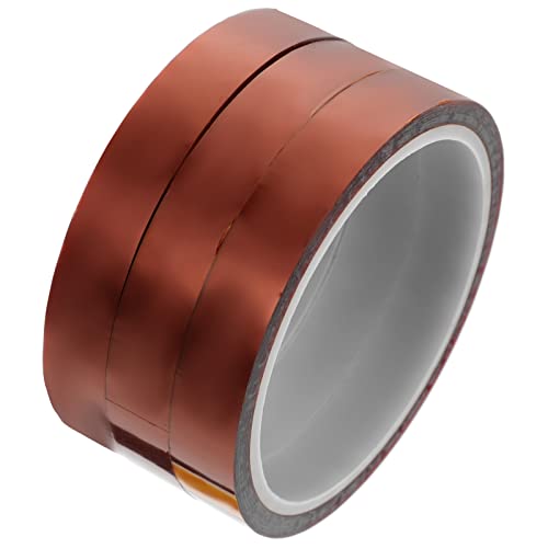 HEALEEP 3 Rollen Hitzebeständiges Klebeband Sublimation Tape für Elektronik Stark Haftend Hohe Temperaturbeständigkeit Löten Malen und Fixieren von HEALEEP