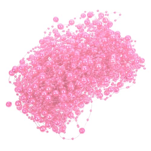 HEALEEP 30 Stück Kunstperlenkette Dekorative Schnur für Hochzeiten DIY Party und Vasen Dekoration Schwebende Kerzen Accessoires Tiefem Rosa für Kreative Arrangements HEALEEP 30 Stück Kunstperlenkette Dekorative Schnur für Hochzeiten DIY Party und Vasen Dekoration Schwebende Kerzen Accessoires Tiefem Rosa für Kreative Arrangements von HEALEEP