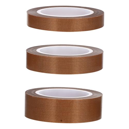 HEALEEP 3Rollen Ptfe Klebeband Hochtemperaturbeständiges Teflonband Für Abdichtungen Hitzebeständig Strapazierfähig Für Vakuumierer HEALEEP 3Rollen Ptfe Klebeband Hochtemperaturbeständiges Teflonband Für Abdichtungen Hitzebeständig Strapazierfähig Für Vakuumierer von HEALEEP