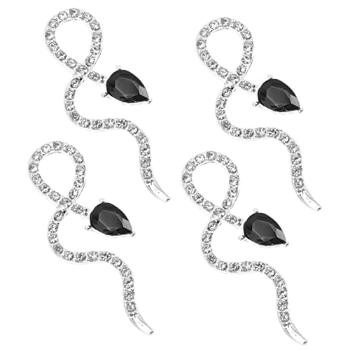 HEALEEP 4 Stück Snake Nail Art Charm Maniküre Dekorationen aus Legierung für Kreative Nagelgestaltungen für Natürliche und Künstliche Nägel Einfach Anzuwenden HEALEEP 4 Stück Snake Nail Art Charm Maniküre Dekorationen aus Legierung für Kreative Nagelgestaltungen für Natürliche und Künstliche Nägel Einfach Anzuwenden von HEALEEP
