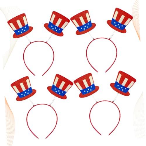 HEALEEP 4 Stück Teiliges Haarreif mit Hutform Leichtes Bequemes Stirnband für Mädchen Amerikanisches Unabhängigkeitstag Design für Party Karneval Fotoshooting und Festtagsdekoration HEALEEP 4 Stück Teiliges Haarreif mit Hutform Leichtes Bequemes Stirnband für Mädchen Amerikanisches Unabhängigkeitstag Design für Party Karneval Fotoshooting und Festtagsdekoration von HEALEEP