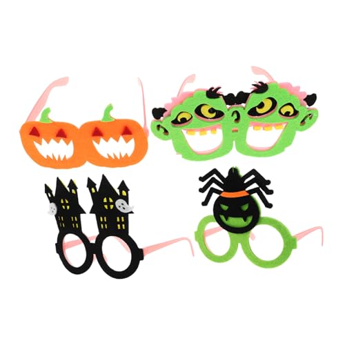 HEALEEP 4-teilige Halloween-brille Für Kinder: Im Dunkeln Leuchtende Kürbisspinnen-, Ausgefallene Party-brille, Rave-neon-brille Für Karnevalsnacht-fotos HEALEEP 4-teilige Halloween-brille Für Kinder: Im Dunkeln Leuchtende Kürbisspinnen-, Ausgefallene Party-brille, Rave-neon-brille Für Karnevalsnacht-fotos von HEALEEP