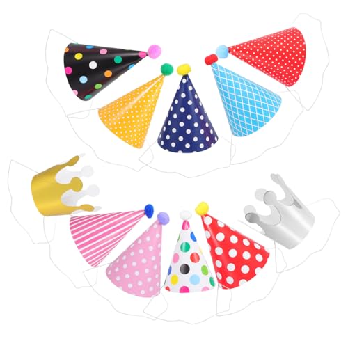 HEALEEP 44 Stück Teiliges Bunte Geburtstagshüte in Kronenform Leichte Papier Partyhüte für Jungen und Mädchen Kreatives Foto Accessoire für Geburtstagsfeiern Babypartys Weihnachten HEALEEP 44 Stück Teiliges Bunte Geburtstagshüte in Kronenform Leichte Papier Partyhüte für Jungen und Mädchen Kreatives Foto Accessoire für Geburtstagsfeiern Babypartys Weihnachten von HEALEEP