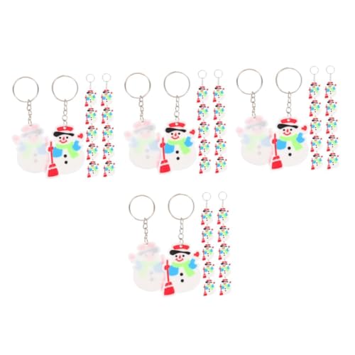 HEALEEP 48 Stk. Teiliges Weihnachtsmann Schlüsselanhänger PVC Softgummi Anhänger Weihnachtsdeko Cartoon Muster Zufällige Designs als Party Mitgebsel für Erwachsene HEALEEP 48 Stk. Teiliges Weihnachtsmann Schlüsselanhänger PVC Softgummi Anhänger Weihnachtsdeko Cartoon Muster Zufällige Designs als Party Mitgebsel für Erwachsene von HEALEEP