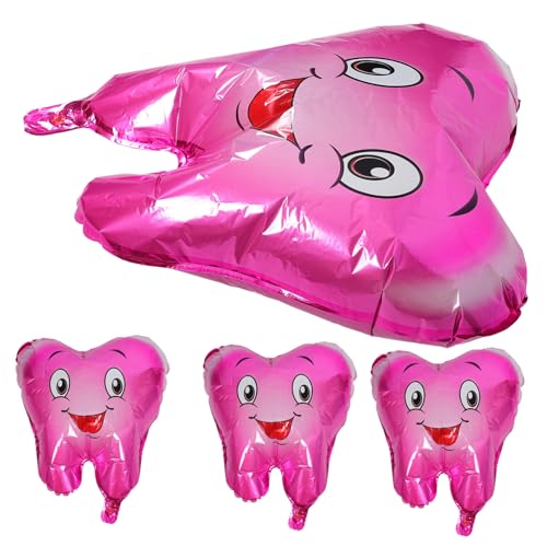 HEALEEP 4Stücke Zahnballon Dekoration Niedliche Luftballons für Babyparty Partyzubehör für Geburtstagsfeiern und Babytaufe HEALEEP 4Stücke Zahnballon Dekoration Niedliche Luftballons für Babyparty Partyzubehör für Geburtstagsfeiern und Babytaufe von HEALEEP
