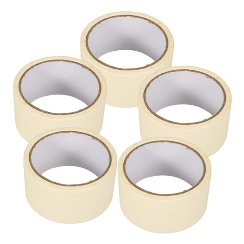 HEALEEP 5 Rollen Nahtband Abdeckband papierklebeband Schutzband Renovierungsklebeband Malerkreppband Künstlerband Auto-Klebeband Lieferungen von Autolacken Farbband für Wände Weiß HEALEEP 5 Rollen Nahtband Abdeckband papierklebeband Schutzband Renovierungsklebeband Malerkreppband Künstlerband Auto-Klebeband Lieferungen von Autolacken Farbband für Wände Weiß von HEALEEP