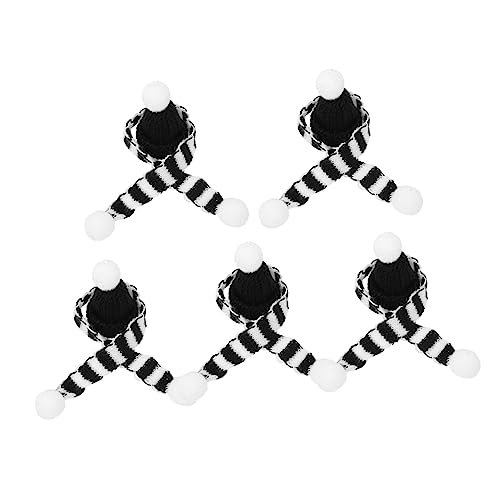 HEALEEP 5 Sets Wollmützen Und Schal Set Weihnachts Weinflaschenschal Weinflaschenschal Mütze Mini Weihnachtsmützen Und Hüte Gestrickte Weihnachtsweindekore Kleine Damenhüte DIY HEALEEP 5 Sets Wollmützen Und Schal Set Weihnachts Weinflaschenschal Weinflaschenschal Mütze Mini Weihnachtsmützen Und Hüte Gestrickte Weihnachtsweindekore Kleine Damenhüte DIY von HEALEEP