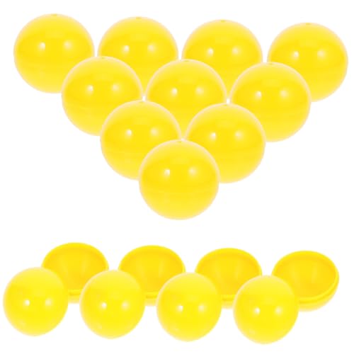 HEALEEP 50Stücke Öffnende Lottobälle Gelbe Party Kugeln für Gewinnspiele Bastelprojekte und Freizeitaktivitäten Leicht und Einfach zu Transportieren HEALEEP 50Stücke Öffnende Lottobälle Gelbe Party Kugeln für Gewinnspiele Bastelprojekte und Freizeitaktivitäten Leicht und Einfach zu Transportieren von HEALEEP
