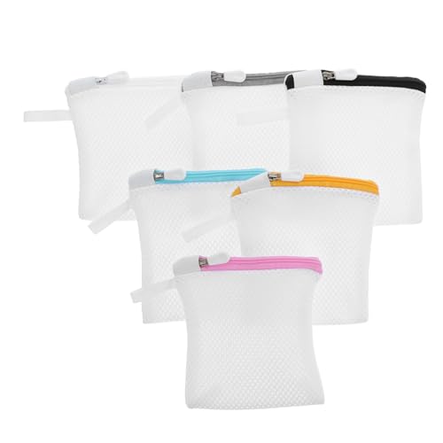 HEALEEP 6 Kleine Dessous-taschen: Wäschebeutel Aus Netzstoff Für Unterwäsche, Büstenhalter, Waschbeutel Mit Reißverschluss Zum Waschen Von Socken, Bhs, Dessous Und Unterwäsche von HEALEEP