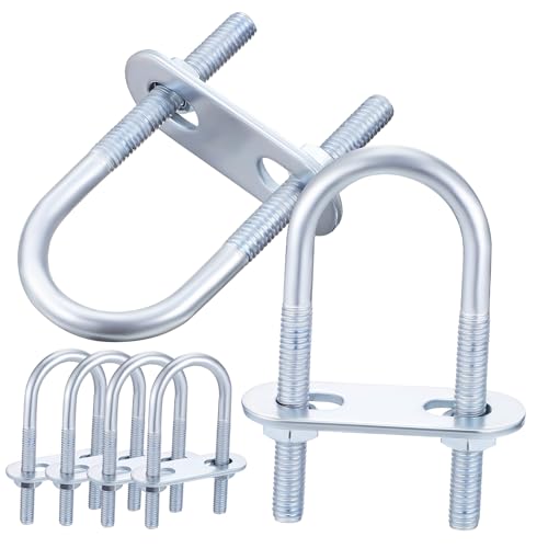 HEALEEP 6 Stück Runde U-bolzen U-förmige Klemme Auto Bolzen U Schrauben Alle U-bolzen Für Boote, Rostfrei Metrisch U-bolzen-sattelbefestigung Runden Silver Rostfreier Stahl HEALEEP 6 Stück Runde U-bolzen U-förmige Klemme Auto Bolzen U Schrauben Alle U-bolzen Für Boote, Rostfrei Metrisch U-bolzen-sattelbefestigung Runden Silver Rostfreier Stahl von HEALEEP