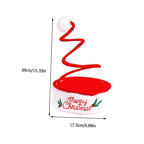 HEALEEP 6 Stück Weihnachtsmannmütze Weihnachtsmütze Frühlingsmütze Partyhut Weihnachtshüte Für Festliche Mütze Frühlingsmütze Hüte Urlaubsmütze Festivalhut Lustiger von HEALEEP