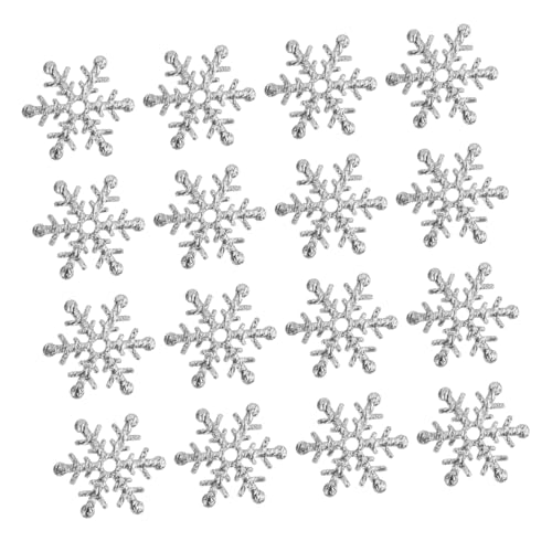 HEALEEP 600 Stk. Weihnachtskonfetti Schneeflocken Silber Glitzer Festliche Tischdeko Partystreuung Kreative Schneeflockenpapierstreuung für Weihnachtsfeier und Bastelarbeiten von HEALEEP