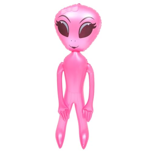 HEALEEP Aufblasbares Alien Pinkfarbenes Party aus PVC Langlebige Alien Ballon Requisite für Kinderpartys Halloween Vielseitig Einsetzbar für Feiern von HEALEEP