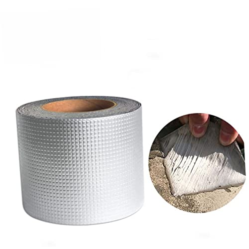 HEALEEP Butylband Reparieren Klempnerband Klempnerreparaturband Versiegelung Wasserdicht Klebeband Kanalisation Mastix Wasserfestes Dichtmittel Abdichten Reparaturband Für Zelte Silver von HEALEEP