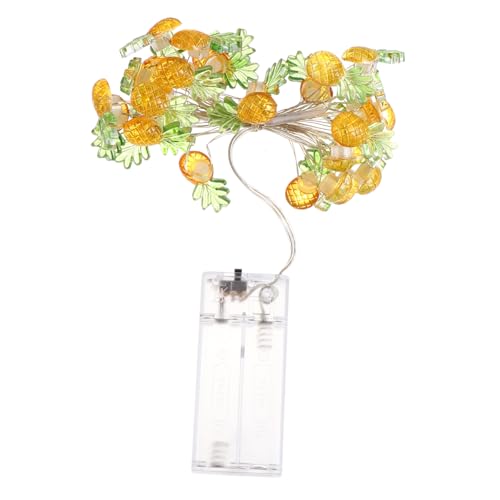 HEALEEP Dekorative LED Lichterkette Ananas Kupferdraht Lichter Warmweiß USB Betrieben Weihnachtsbeleuchtung für Zimmer Fenster Party Weihnachtsdeko von HEALEEP