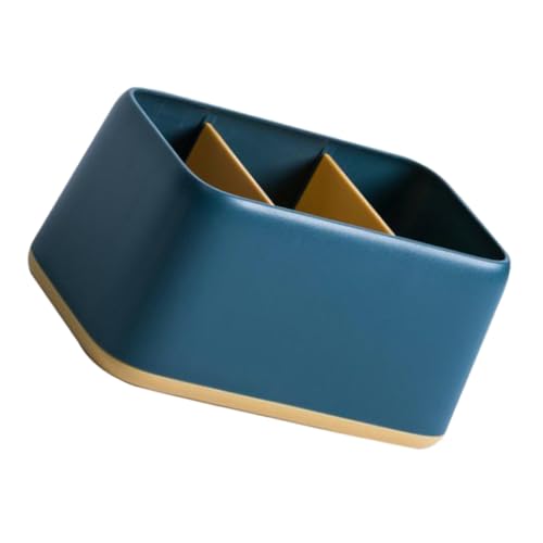 HEALEEP Desktop Aufbewahrungsbox Fächer Multifunktionaler Organizer für Fernbedienungen und Kleinteile Dunkelblau Kompakt für Schreibtisch und Wohnzimmer Praktische Sortierbox für Zuhause HEALEEP Desktop Aufbewahrungsbox Fächer Multifunktionaler Organizer für Fernbedienungen und Kleinteile Dunkelblau Kompakt für Schreibtisch und Wohnzimmer Praktische Sortierbox für Zuhause von HEALEEP