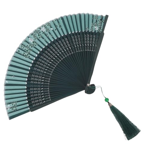 HEALEEP Faltfächer aus Chinesischer Handfächer Vintage Faltbarer Fächer für Tanz und Partys Eleganter Tragbarer Handventilator mit Blumenmuster für DIY Dekoration HEALEEP Faltfächer aus Chinesischer Handfächer Vintage Faltbarer Fächer für Tanz und Partys Eleganter Tragbarer Handventilator mit Blumenmuster für DIY Dekoration von HEALEEP