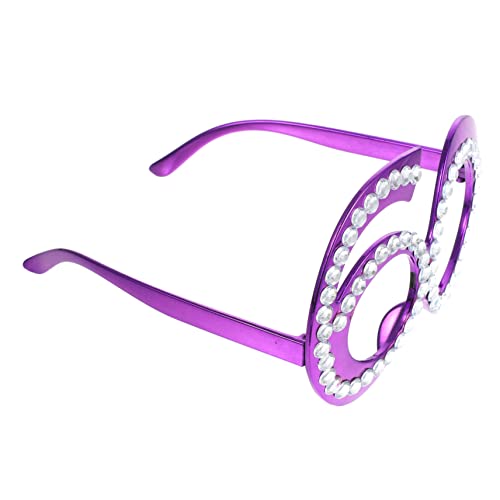 HEALEEP Geburtstag Brille mit Strass für Lustige Foto Requisiten Leichte Kunststoff Partybrille für Jubiläumsfeiern für Geburtstagsfeiern und Events HEALEEP Geburtstag Brille mit Strass für Lustige Foto Requisiten Leichte Kunststoff Partybrille für Jubiläumsfeiern für Geburtstagsfeiern und Events von HEALEEP