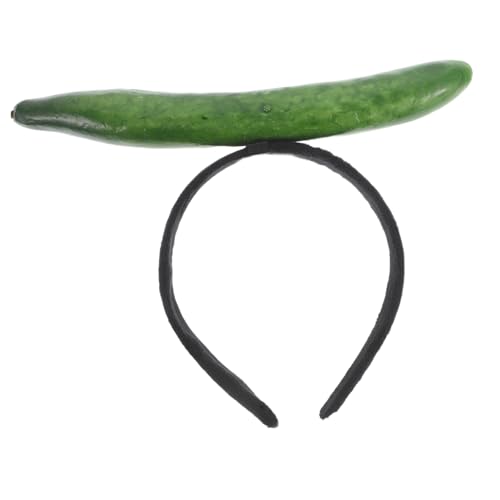 HEALEEP Haarband Mit Realistischem Gurken-design Für Halloween Geburtstagsfeiern Und Cosplay Lustiges Kostümzubehör Für Erwachsene von HEALEEP