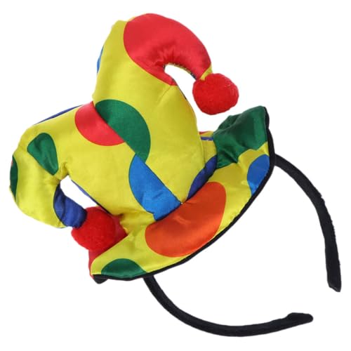 HEALEEP Halloween Haarschmuck Clown Kopfband für Kostümpartys Cosplay und Festlichkeiten Wiederverwendbares Modisches Zubehör für Haartypen von HEALEEP