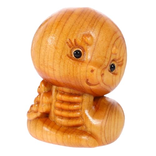 HEALEEP Handgeschnitzte Mini Schlangenfigur aus Holz Realistische Schlangenstatue für Garten und Wohnkultur für Jahr der Schlange Dekorative Holzornamente HEALEEP Handgeschnitzte Mini Schlangenfigur aus Holz Realistische Schlangenstatue für Garten und Wohnkultur für Jahr der Schlange Dekorative Holzornamente von HEALEEP