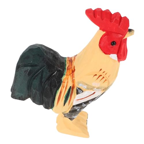 HEALEEP Holzfigur Hahn Dekoration Handgefertigte Holzskulptur Für Wohn Und Büroszenen Kreative Tierstatue Mit Detaillierter Schnitzerei Einzigartiges Kunstwerk Für Stilvolle Akzente HEALEEP Holzfigur Hahn Dekoration Handgefertigte Holzskulptur Für Wohn Und Büroszenen Kreative Tierstatue Mit Detaillierter Schnitzerei Einzigartiges Kunstwerk Für Stilvolle Akzente von HEALEEP