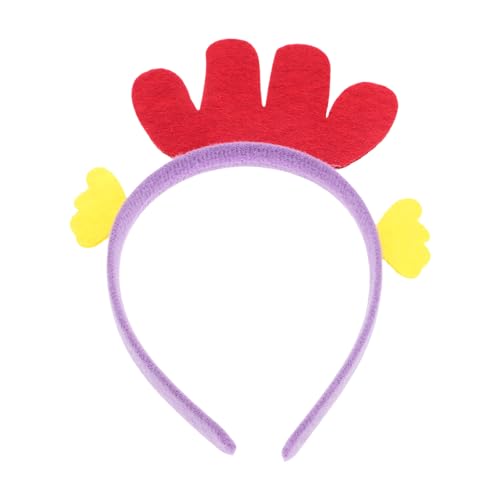 HEALEEP Huhn-stirnband Für Cosplay, Osterparty, Kopfbedeckung, Lustiger Küken-kopfschmuck, Tierkostüm-zubehör, Haarband, Foto-requisite von HEALEEP