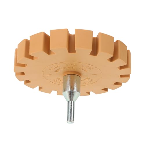 HEALEEP Kleberentfernungsschale Räder Entferner Gummis Reinigung Auto Radiergummi Gummi Radierrad Radierrad Kit Felgenreiniger Radierrad Zur Klebstoffentfernung Spezialgummi Hellbraun von HEALEEP