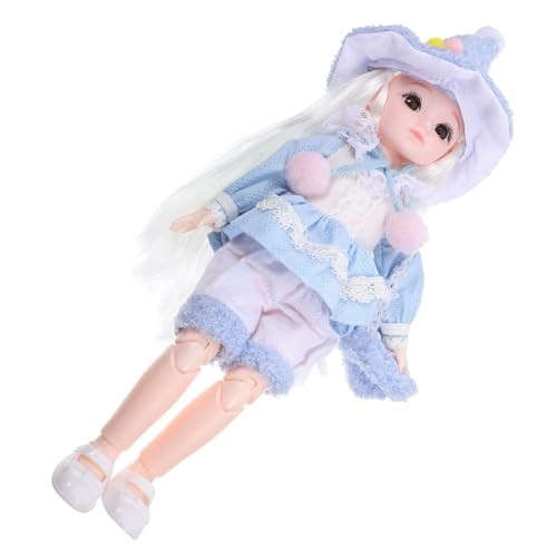 HEALEEP Kleine Bjd Gelenkpuppe mit Beweglichen Gelenken sowie Kleidung Schuhen Hut und Schultertasche Lebendige Puppe für Kreatives Spiel und Eltern Junge Mädchen Interaktion Festliches HEALEEP Kleine Bjd Gelenkpuppe mit Beweglichen Gelenken sowie Kleidung Schuhen Hut und Schultertasche Lebendige Puppe für Kreatives Spiel und Eltern Junge Mädchen Interaktion Festliches von HEALEEP