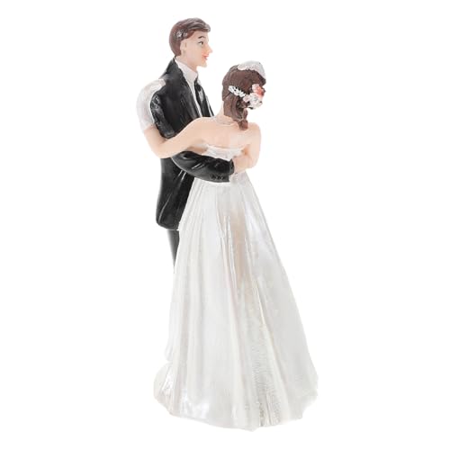 HEALEEP Romantische Resin Brautpaar Figur Hochzeitstorte Dekoration Europäischer Stil Detailreiche Hochzeitsdeko für Torten und Zuhause Vielseitig Einsetzbar Süßer Cake Topper für HEALEEP Romantische Resin Brautpaar Figur Hochzeitstorte Dekoration Europäischer Stil Detailreiche Hochzeitsdeko für Torten und Zuhause Vielseitig Einsetzbar Süßer Cake Topper für von HEALEEP