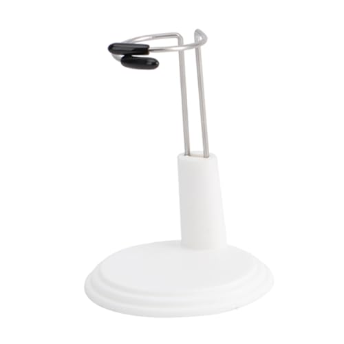 HEALEEP Stützrahmen für Puppen Stützgestell für Puppen Verstellbarer Puppenbestand für Mädchen Puppenständer Puppen-Aufbewahrungsregal Puppenunterstützungsstand Figurenständer PVC Weiß von HEALEEP