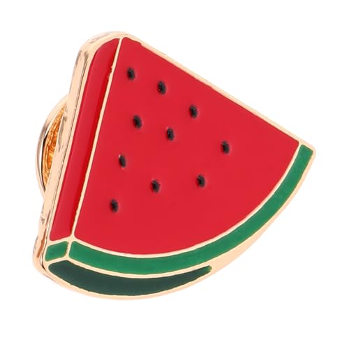 HEALEEP Wassermelonen Brosche Pin für Damen Retro Schalclip Stilvolles Design für Cardigans und Schals Eleganter Schmuck für für Freunde von HEALEEP