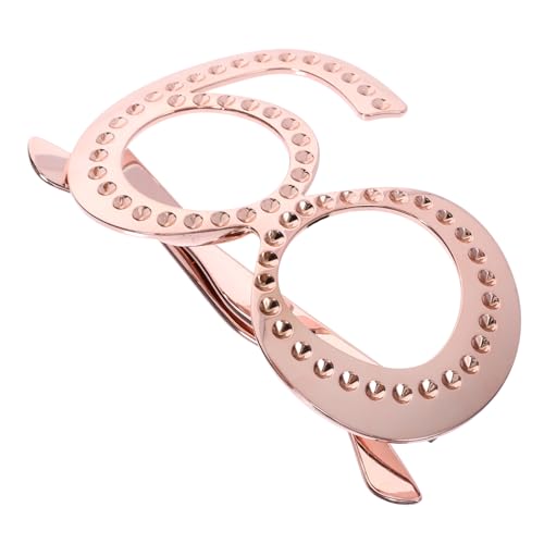 HEALEEP Zahlenbrille Dekorative Geburtstagsbrille für Partys Fotorequisiten Kreative Partydekoration Roségold für Unvergessliche Feiern HEALEEP Zahlenbrille Dekorative Geburtstagsbrille für Partys Fotorequisiten Kreative Partydekoration Roségold für Unvergessliche Feiern von HEALEEP