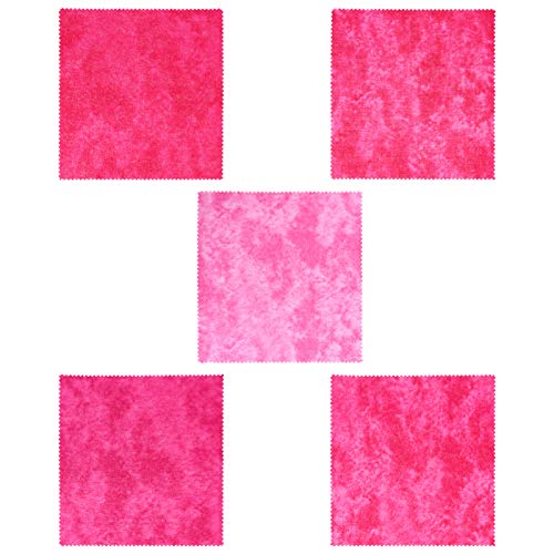 5 Blätter Tie-dye-patchwork Steppstoff Aus Baumwolle Stoff-patchwork Für Nähmaschinen Näh Baumwolle - Tuch- Satin e Nähzubehör Nähen von HEALLILY